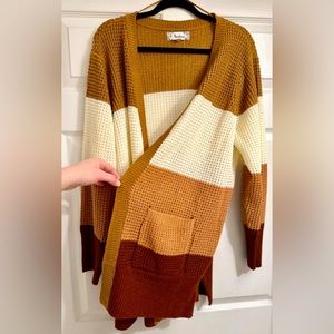 Long Fall Sweater Cardigan 3X